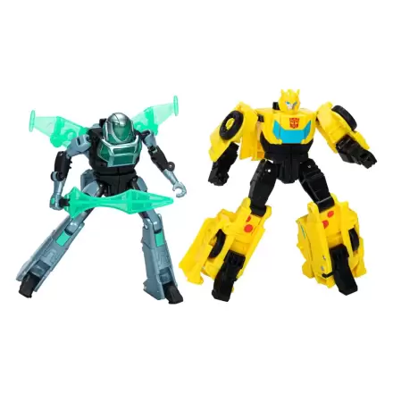 Transformers EarthSpark Cyber Combiner Action Figurka 2-es csomag Bumblebee &amp; Mo Malto 13 cm termékfotója