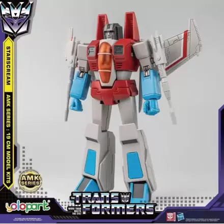 Transformers Generation One AMK Series Plastová stavebnica Starscream 19 cm produktová fotografia