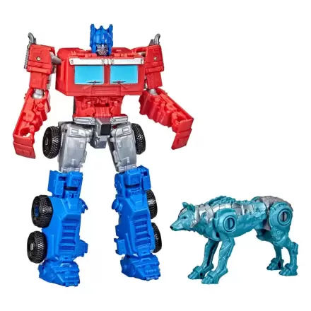 Transformers: Rise of the Beasts Beast Alliance Weaponizer akčná figúrka 2-balenie Optimus Prime & Chainclaw 13 cm produktová fotografia