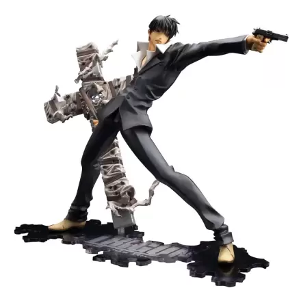 Trigun Badlands Rumble ARTFX J soška 1/8 Nicholas D. Wolfwood Renewal Package verzia 20 cm termékfotója