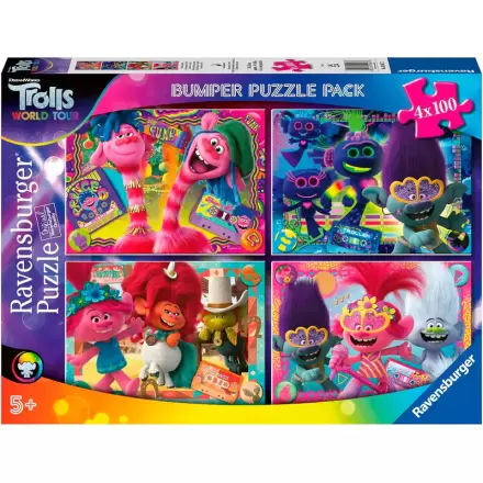Trolls 3 puzzle 4x100 dielikov produktová fotografia