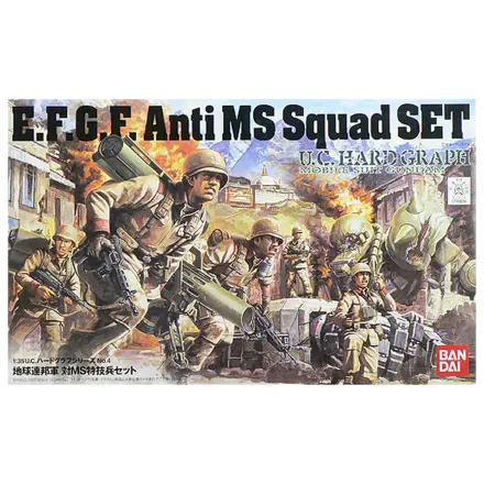 U.C. Hard Graph 1/35 Mobile Suit Gundam E.F.G.F. Anti MS Squad produktová fotografia