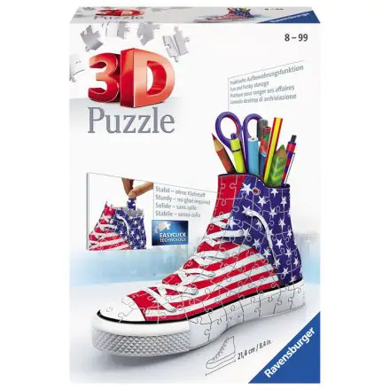 U.S.A 3D Sneaker puzzle peračník 108 kusov produktová fotografia