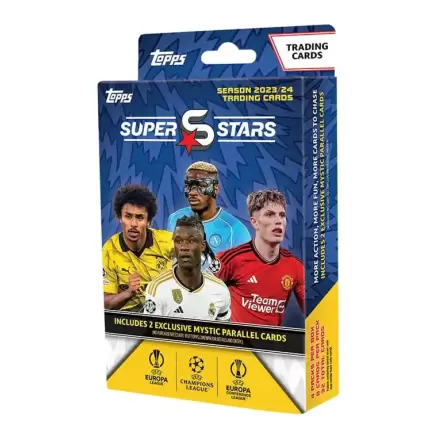 UEFA Champions League Super Stars 2023/24 Zberateľské karty Hanger Balenie *English Version* produktová fotografia