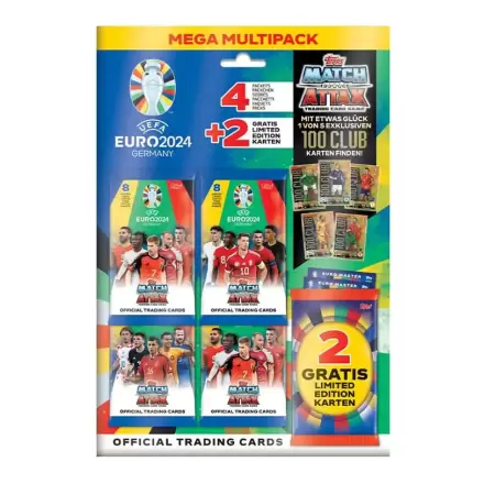 UEFA EURO 2024 Zberateľské karty 100 Club Mega Multipack *German Edition* produktová fotografia