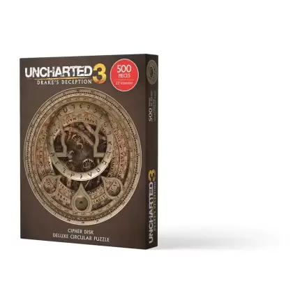 Uncharted puzzle Cipher Disk Circular Deluxe (500 dielikov) produktová fotografia