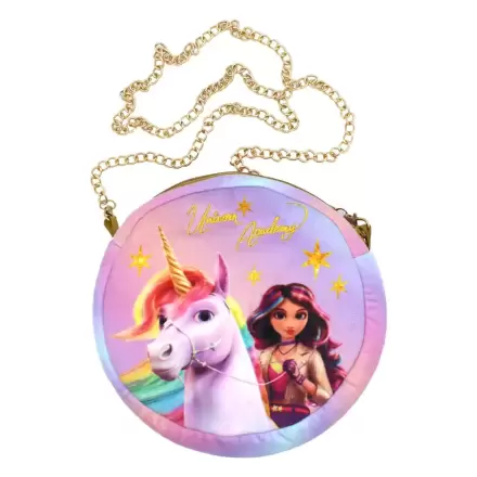 Unicorn Academy Plyšová taška cez rameno okrúhla produktová fotografia