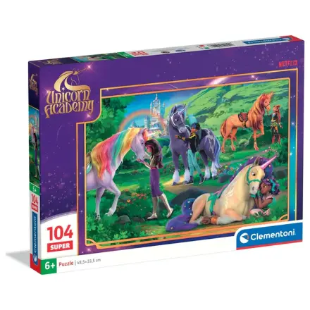 Unicorn Academy Meadow 104-dielne super puzzle produktová fotografia
