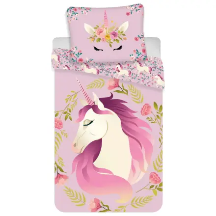 Unicorn Flowers obliečka na paplón produktová fotografia