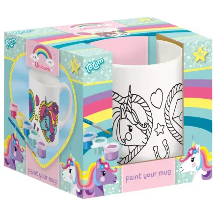 Unicorn Heart maľovateľný porcelánový hrnček 235 ml produktová fotografia