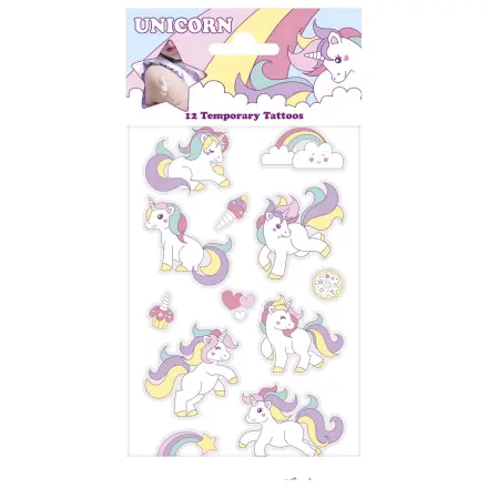 Unicorn Pastel tetovanie 12-kusové balenie produktová fotografia