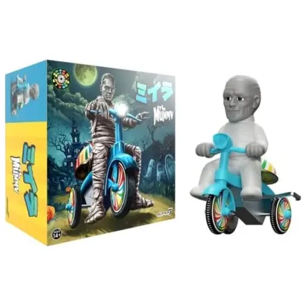 Universal Monsters Super Cycles Vozidlo The Mummy (svetlosivé s modrou trojkolkou) produktová fotografia