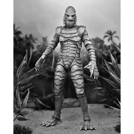 Univerzálne filmové príšery Akčná figúrka Ultimate Creature from the Black Lagoon (B&W) 18 cm termékfotója