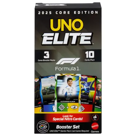 UNO Elite F1 Booster Pack kartová hra produktová fotografia