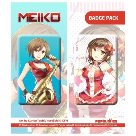 Vocaloid Button 2-Pack Meiko (Art by Kurisu Toshi / kurojishi) produktová fotografia