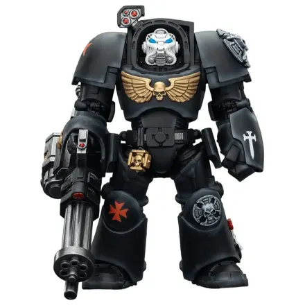 Warhammer 40,000 akčná figúrka Black Templars Terminator 3 s Power Fistom a Assault Cannonom 14 cm produktová fotografia