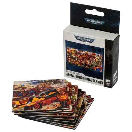 Warhammer 40,000 Súprava podložiek Blood Angels Armageddon 15 cm produktová fotografia