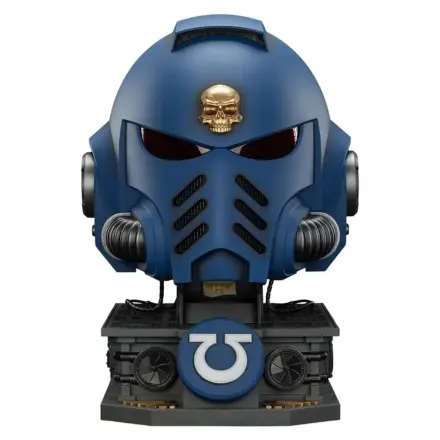 Warhammer 40,000 Captain MkX Helmet a stojan na displej Ultramarines 44 cm produktová fotografia