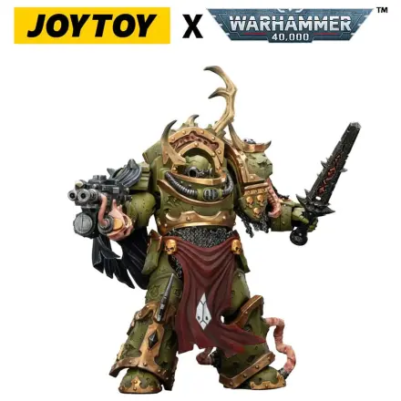 Warhammer 40,000 Akčná figúrka Death Guard Blightlord Terminator 3 s Combi-bolterom a Bubotic Blade 14 cm produktová fotografia