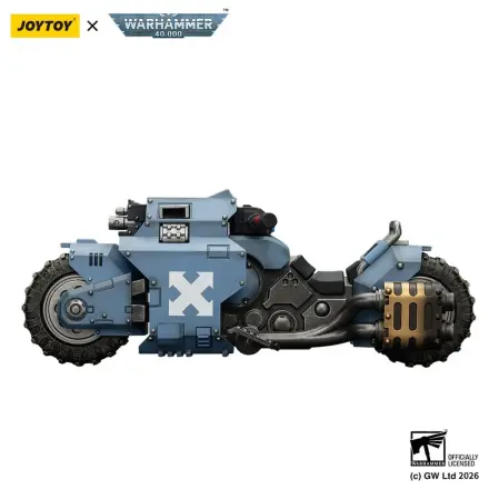 Warhammer 40,000 Raider-pattern Combat Bike Space Wolves s twin-linked bolt rifles 22 cm produktová fotografia
