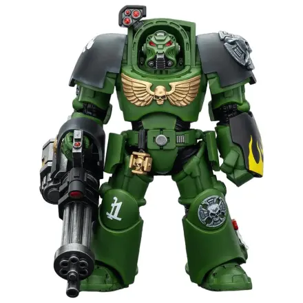 Warhammer 40,000 akčná figúrka Salamanders Terminator 3 s Power Fist a Assault Cannon 14 cm produktová fotografia