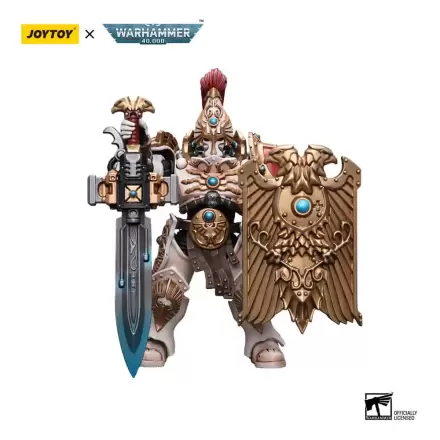 Warhammer 40k Akčná figúrka 1/18 Adeptus Custodes Solar Watch Custodian Guard so Sentinel Blade a Praesidium Shield 12 cm produktová fotografia