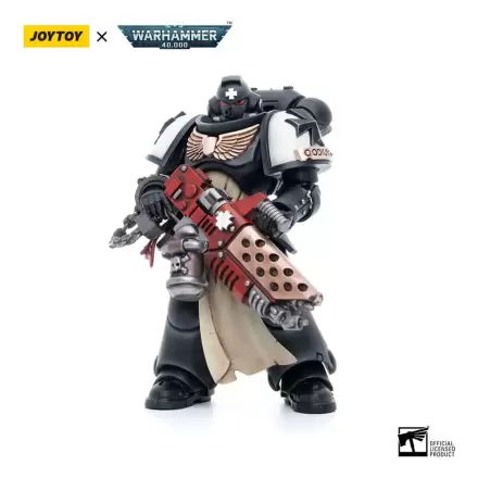 Warhammer 40k Akčná figúrka 1/18 Black Templars Primaris Initiate Brother Raemont 12 cm produktová fotografia