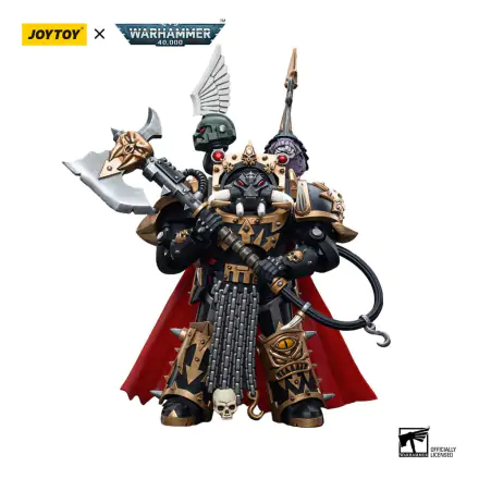 Warhammer 40k Akčná figúrka 1/18 Chaos Space Marines Black Legion Chaos Lord v Terminator Armour 12 cm produktová fotografia