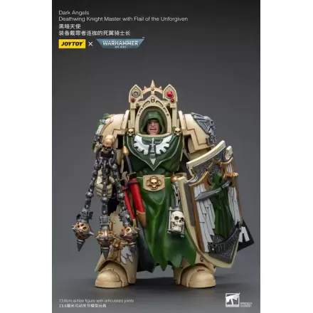 Warhammer 40k figúrka 1/18 Temní andeli Smrťokrídlový rytier majster s Bichom neodpustených 12 cm termékfotója