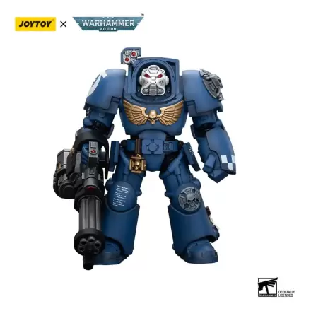 Warhammer 40k Akčná figúrka 1/18 Ultramarines Terminator Squad Terminator s útočným kanónom 12 cm produktová fotografia