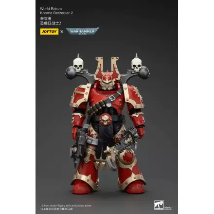 Warhammer 40k Akčná figúrka 1/18 World Eaters Khorne Berzerker 2 13 cm termékfotója