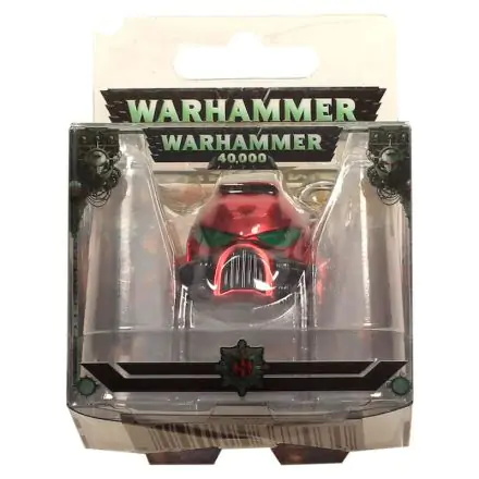 Warhammer 40K kovová kľúčenka Space Marine MKVII Helmet Blood Angels termékfotója