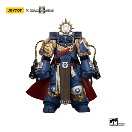 Akčná figúrka Warhammer 40k Ultramarines Marneus Calgar Chapter Master s MKX Gravis Armour a Gauntlets of Ultramar 20 cm produktová fotografia