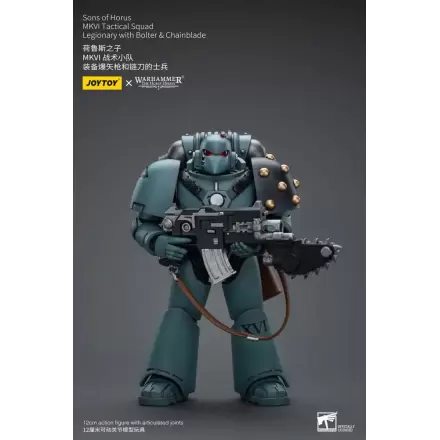 Warhammer The Horus Heresy Akčná figúrka 1/18 Sons of Horus MKVI Tactical Squad Legionary s Bolter & Chainblade 12 cm produktová fotografia