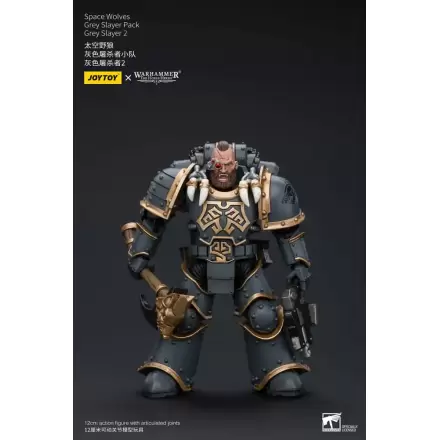 Warhammer The Horus Heresy Akčná figúrka 1/18 Space Wolves Grey Slayer Pack Grey Slayer 2 12 cm termékfotója