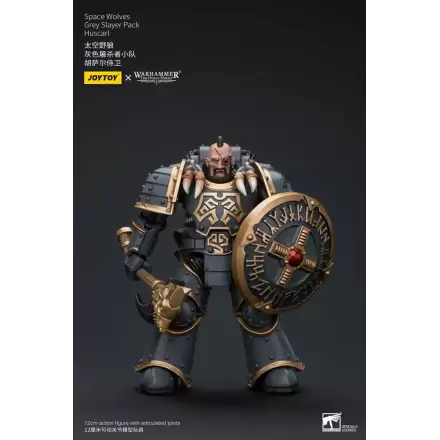 Warhammer The Horus Heresy Akčná figúrka 1/18 Space Wolves Grey Slayer Pack Huscarl 12 cm termékfotója