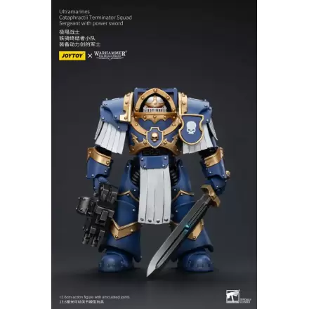 Warhammer The Horus Heresy Akčná figúrka 1/18 Ultramarines Cataphractii Terminator Squad Sergeant s Power Sword 14 cm termékfotója