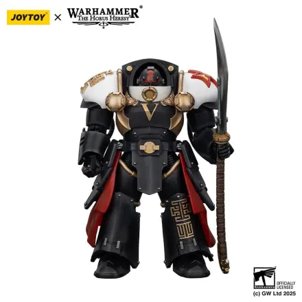 Warhammer The Horus Heresy akčná figúrka White Scars Ebon Keshig Terminator 1 s Power Glaive 13 cm produktová fotografia