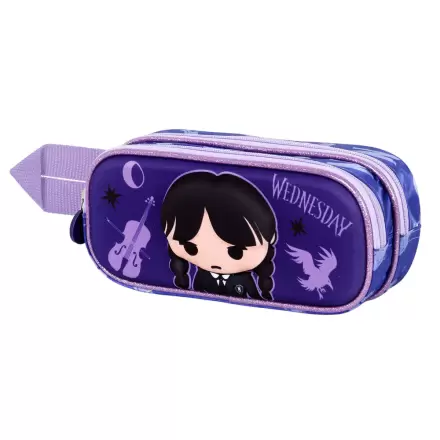 Wednesday chibi 3D dvojité puzdro na ceruzky produktová fotografia