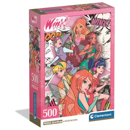 Winx Club Comic 500-dielne kompaktné puzzle produktová fotografia