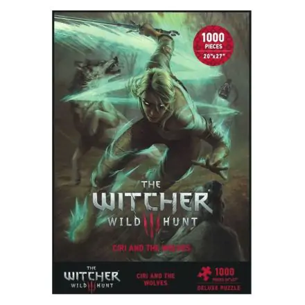 Witcher 3 Wild Hunt Puzzle: Ciri a Vlkmi, 1000 ks puzzle termékfotója