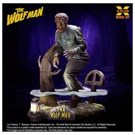 Wolf Man Plastic Model Kit 1/8 Lon Chaney Jr. ako Wolf Man 22 cm produktová fotografia