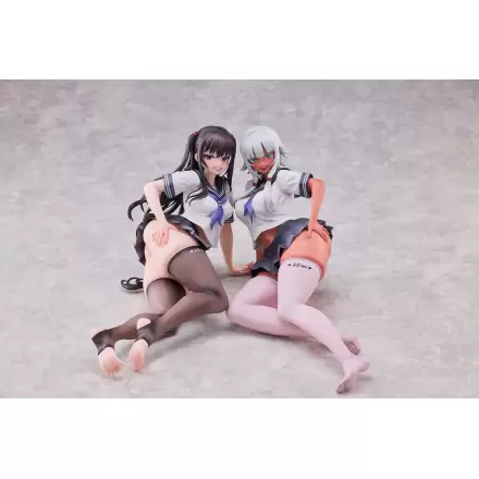 World Where the Thickness of a Girl's Thighs is Equal to Her Social Status Statues 1/5 Raura Aiza &amp; Iroha Shishikura 14 cm termékfotója