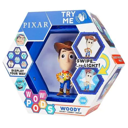 WOW! POD Disney Pixar Woody LED figura 10 cm termékfotója