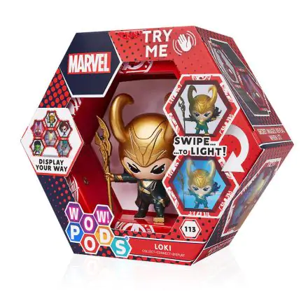 WOW! POD Marvel Loki led figúrka 19 cm termékfotója