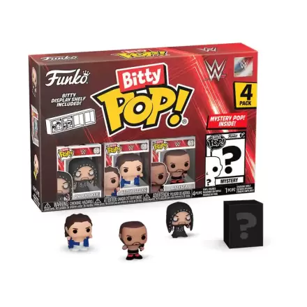 WWE Bitty Funko POP! Figúrka z vinylu 4-balenie The Undertaker 2,5 cm termékfotója