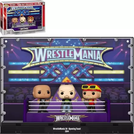 WWE Funko POP Moments Deluxe Vinyl Figures 3-pack Wrestlemania 30 Opening Toast termékfotója