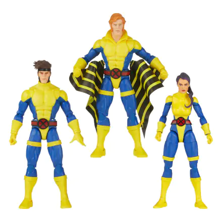 X-Men 60th Anniversary Marvel Legends Balenie 3 akčných figúrok Gambit, Marvel's Banshee, Psylocke 15 cm produktová fotografia