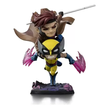 X-Men 97 Mini Co. PVC Figurka Gambit és Rozsomák 23 cm termékfotója