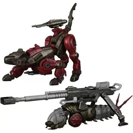 Zoids Plastové modelové stavebnice balenie 2 ks 1/100 RMZ-010 Canoly Molga & Hell Cat Base Guards Sets 20 cm produktová fotografia
